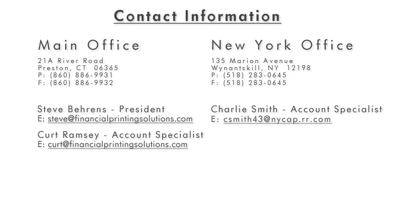 Contact Information